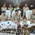 मंदिरों में घंटा चोरी करने वाले अंतरजनपदीय गिरोह का पर्दाफाश