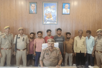 जलेसर में अवैध पशु कटान पर पुलिस की कार्रवाई, सात आरोपी गिरफ्तार
