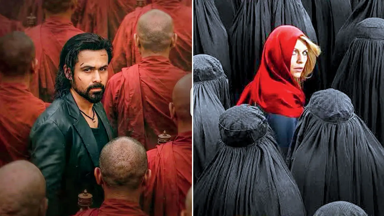 आवारापन 2 पोस्टर विवाद इमरान हाशमी नई फिल्म आवारापन 2 Homeland web series review 8 seasons 96 episodes spy thriller series JioHotstar पर बेस्ट स्पाई थ्रिलर Awarapan 2 trailer news Bollywood copied Hollywood poster Imran Hashmi upcoming movie 2026