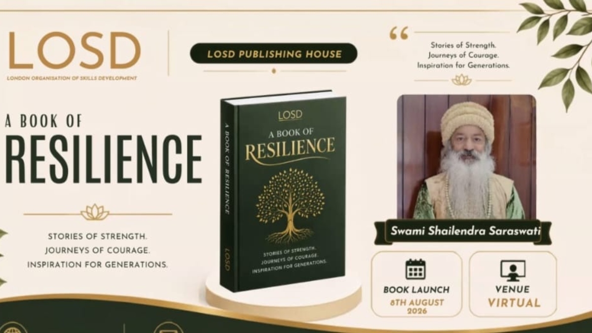 संघर्ष से चेतना के विस्तार तक, ‘A Book of Resilience’ में ओशो की यात्रा को मिली जगह