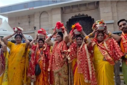 काशी विश्वनाथ पहुंची कलश यात्रा, ज्ञानवापी मामले में जल्द फैसले की मांग