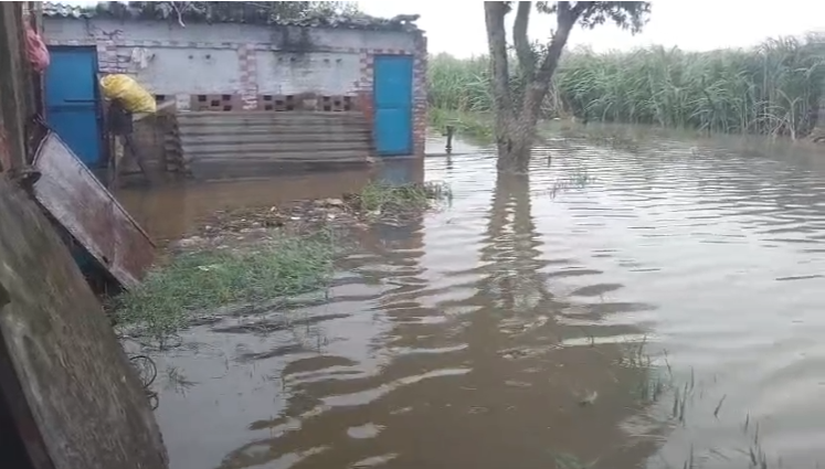 Bahraich Flood News: बहराइच में घाघरा का जलस्तर बढ़ा, गांवों में घुसा पानी; 2 हजार लोग प्रभावित