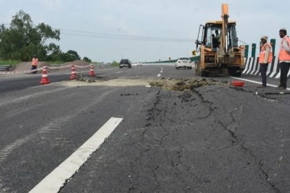 Lucknow Kanpur Expressway Damage