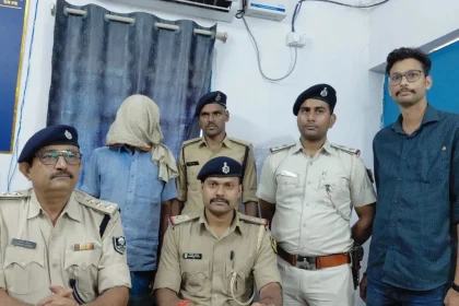 पारिवारिक विवाद में महिला को मारी गोली, देवर गिरफ्तार; घर से हथियार और कारतूस बरामद