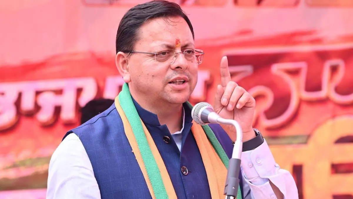 CM Dhami on SIR