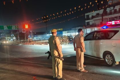 चंदौली में रातभर पुलिस का चेकिंग अभियान, 30 गैस सिलिंडर बरामद, चार गिरफ्तार