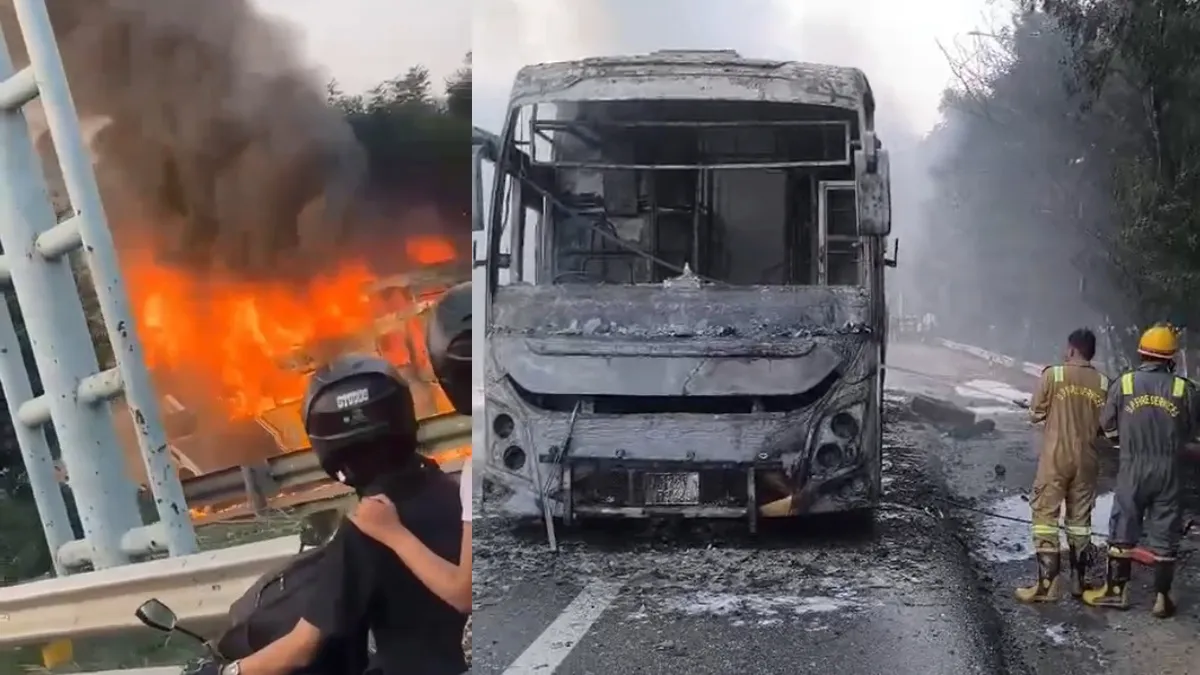 Greater Noida Expressway Fire